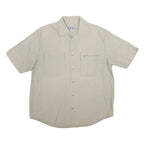 ARAMATA DI MARE Mens Beige Casual Shirt L Cotton Blend Button Pocket