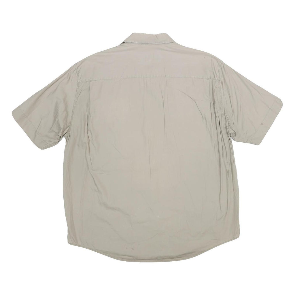 ARAMATA DI MARE Mens Beige Casual Shirt L Cotton Blend Button Pocket
