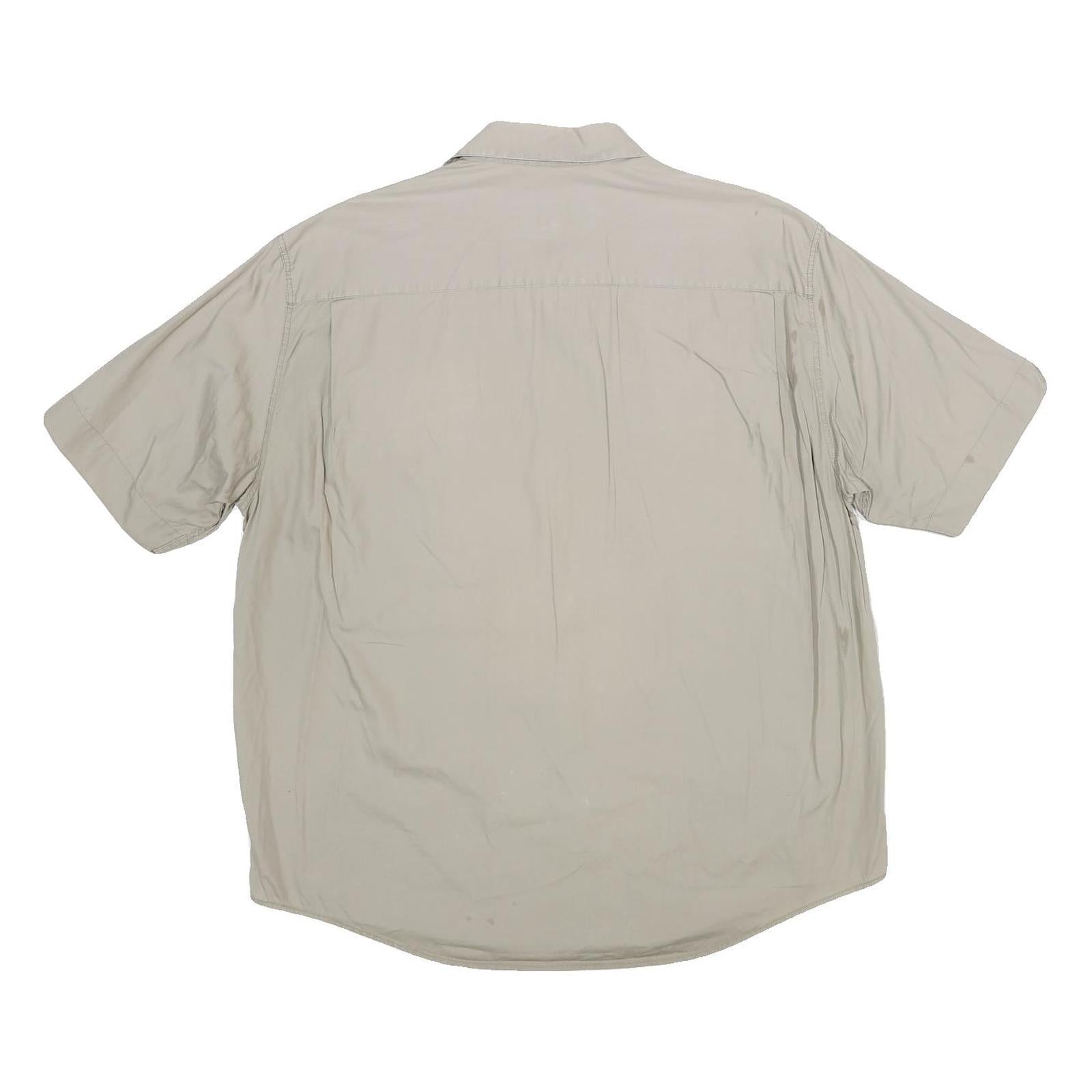ARAMATA DI MARE Mens Beige Casual Shirt L Cotton Blend Button Pocket