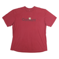 CARHARTT Mens Red Graphic T-Shirt XL Short Sleeve Crew Neck Casual Wear