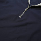 ADIDAS Mens Navy Blue Athletic Jacket M Polyester Zip Plain Casual Sportswear