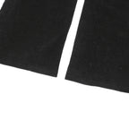 7 FOR ALL MANKIND Womens Cotton Blend Black Regular Fit Straight Leg Trousers