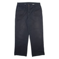 DICKIES Mens Trousers Black Regular Straight W38 L30