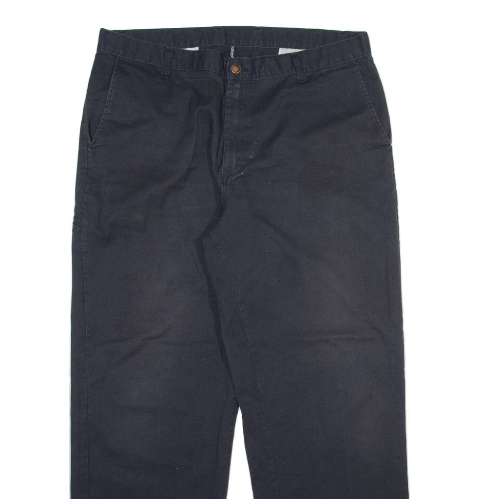 DICKIES Mens Trousers Black Regular Straight W38 L30