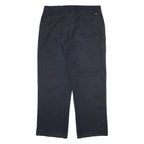 DICKIES Mens Trousers Black Regular Straight W38 L30