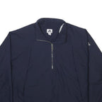 ADIDAS Womens Navy Blue Jacket UK 18 Polyester Sport Lightweight Zip Casual