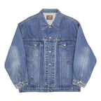 TWISTER Mens Blue Denim Jacket L Cotton Classic Button Closure Casual