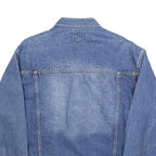TWISTER Mens Blue Denim Jacket L Cotton Classic Button Closure Casual