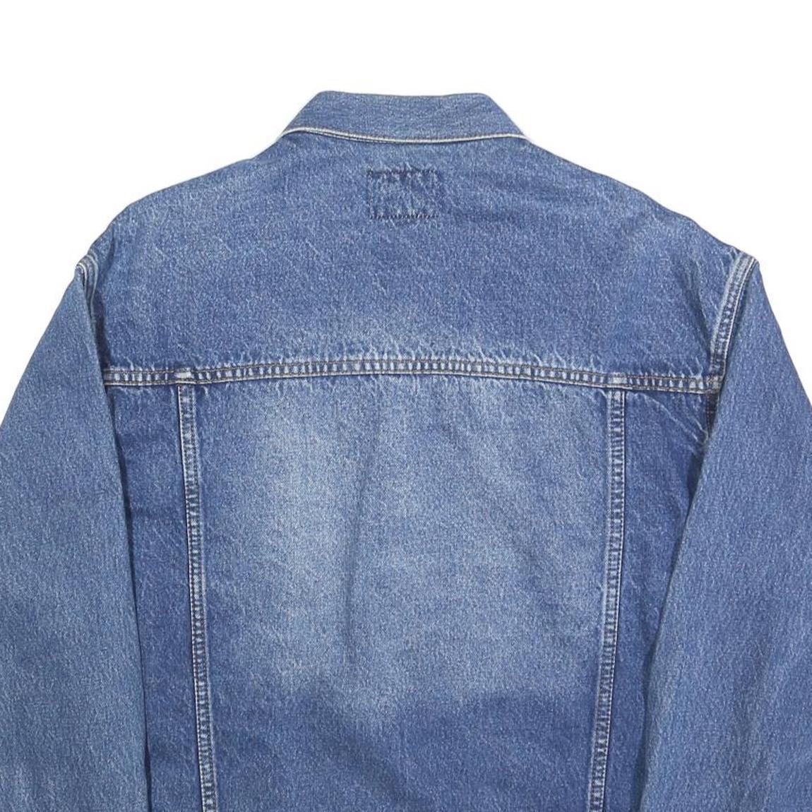 TWISTER Mens Blue Denim Jacket L Cotton Classic Button Closure Casual