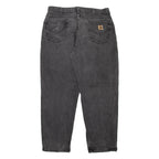 CARHARTT Workwear Mens Jeans Grey Relaxed Tapered W34 L28