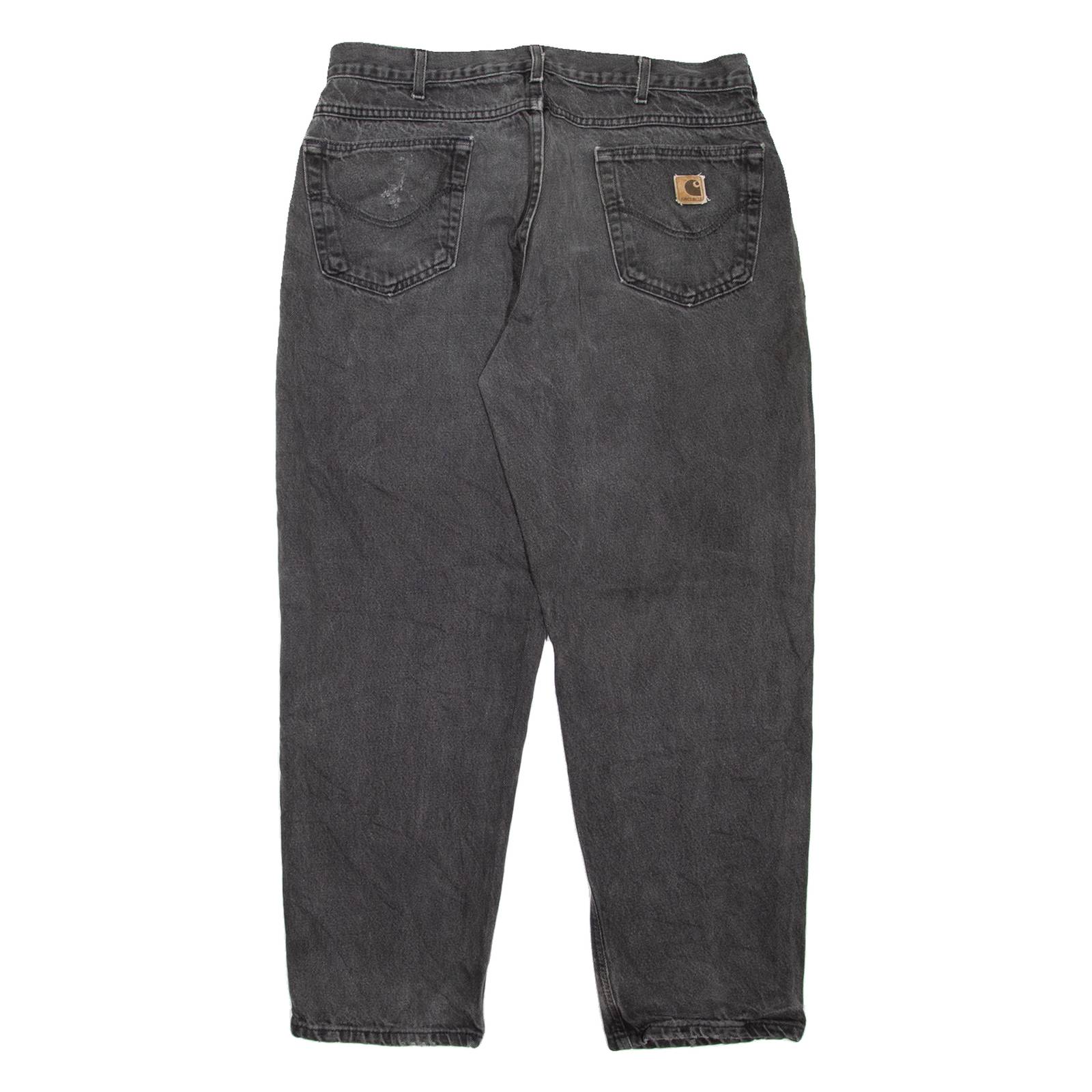 CARHARTT Workwear Mens Jeans Grey Relaxed Tapered W34 L28