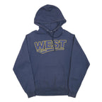 PORT & COMPANY Mens Navy Blue West Seattle Hoodie S Cotton Blend Pullover