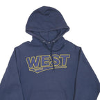 PORT & COMPANY Mens Navy Blue West Seattle Hoodie S Cotton Blend Pullover