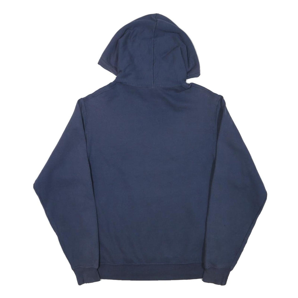 PORT & COMPANY Mens Navy Blue West Seattle Hoodie S Cotton Blend Pullover