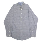 NAUTICA Mens Shirt Black Houndstooth Long Sleeve L