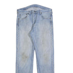 LEVI'S 501 Mens Jeans Blue Regular Straight Denim Light W34 L32 Classic Button