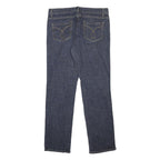 CALVIN KLEIN JEANS Womens Blue Regular Straight Denim Medium W33 L31 Cotton