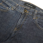 CALVIN KLEIN JEANS Womens Blue Regular Straight Denim Medium W33 L31 Cotton
