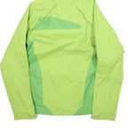 JACK WOLFSKIN Womens Green & Lime Outdoor Jacket UK 8 Polyester Blend Zip Hooded