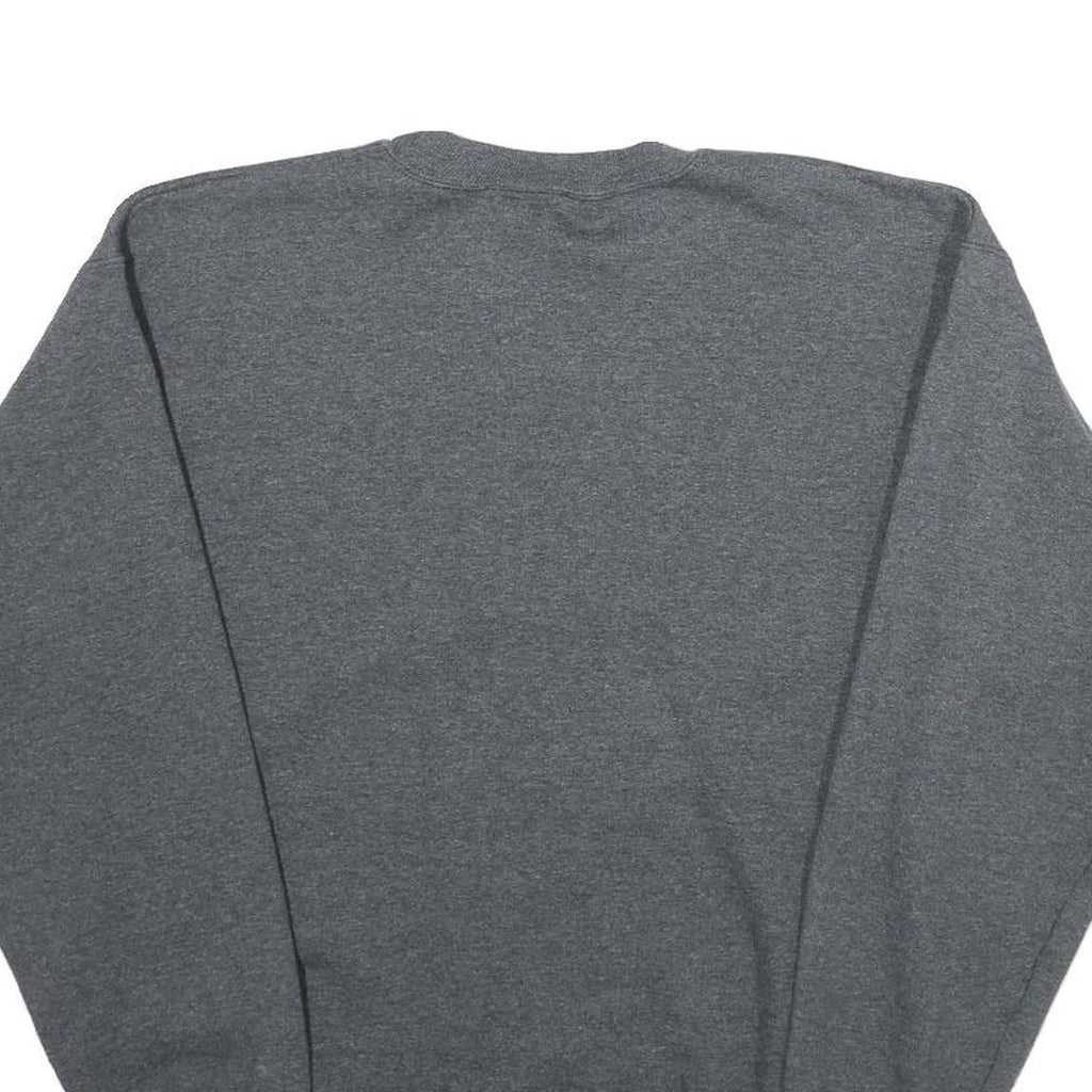 HANES Mens Grey Lady Sharks LS Softball Crew Neck S Sweatshirt Cotton Blend