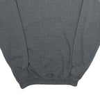 HANES Mens Grey Lady Sharks LS Softball Crew Neck S Sweatshirt Cotton Blend