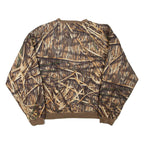 GAMEHIDE Tree Print Mens Pullover Jacket Brown M