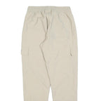 CHAMPION Womens Beige Regular Fit Cargo Trousers W26 L30 Drawstring Waist Casual