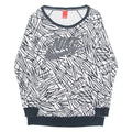 NIKE Womens Sweatshirt White S
