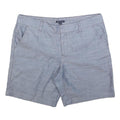 TOMMY HILFIGER Womens Shorts Blue Casual L W36 Cotton Blend Comfort