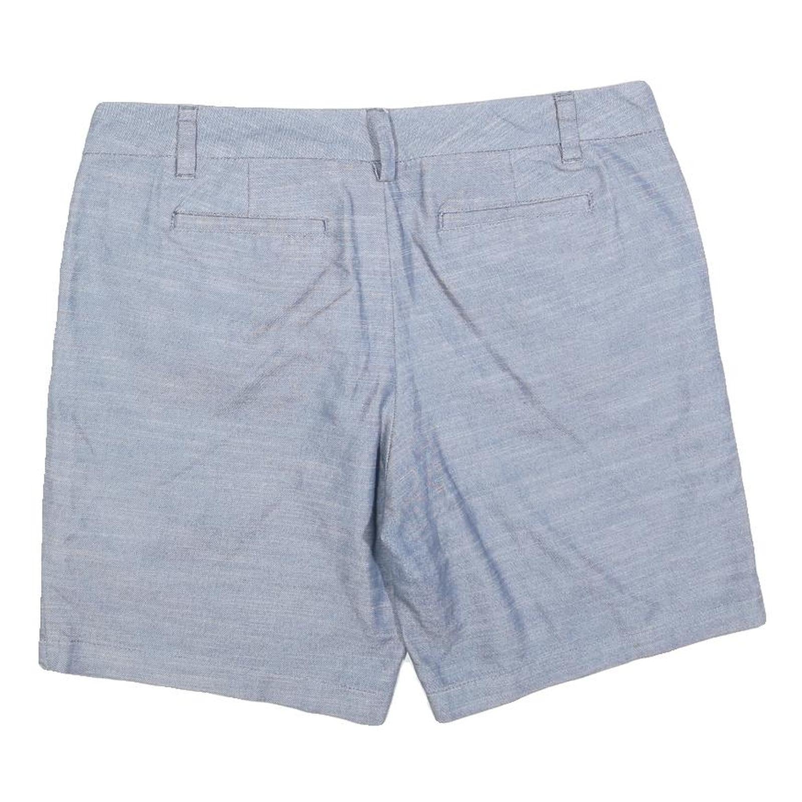TOMMY HILFIGER Womens Shorts Blue Casual L W36 Cotton Blend Comfort