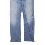 LEVI'S 501 Mens Jeans Blue Regular Straight Denim Medium W36 L32 Classic Button