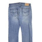 LEVI'S 501 Mens Jeans Blue Regular Straight Denim Medium W36 L32 Classic Button