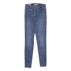 LEVI'S Mile High Super Skinny Big E Womens Jeans Blue Slim Skinny Denim Medium