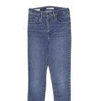 LEVI'S Mile High Super Skinny Big E Womens Jeans Blue Slim Skinny Denim Medium