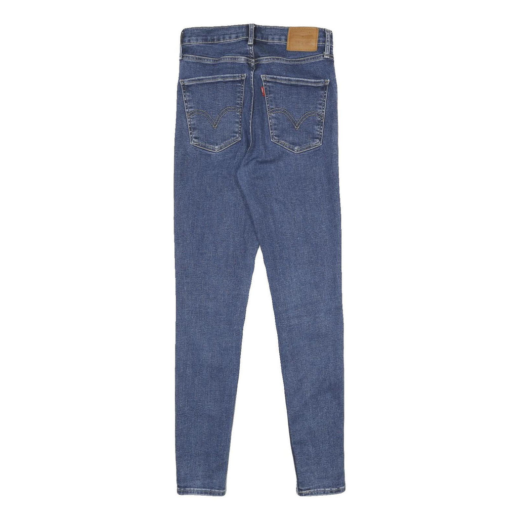 LEVI'S Mile High Super Skinny Big E Womens Jeans Blue Slim Skinny Denim Medium