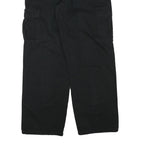 WRANGLER Mens Black Cargo Regular Fit Cotton Blend Trousers W36 L32 Pocketed