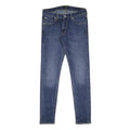 EDWIN Mens Slim Blue Jeans Denim Medium W30 L32 Stylish Comfortable Zip Closure