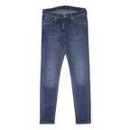 EDWIN Mens Slim Blue Jeans Denim Medium W30 L32 Stylish Comfortable Zip Closure