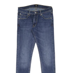 EDWIN Mens Slim Blue Jeans Denim Medium W30 L32 Stylish Comfortable Zip Closure