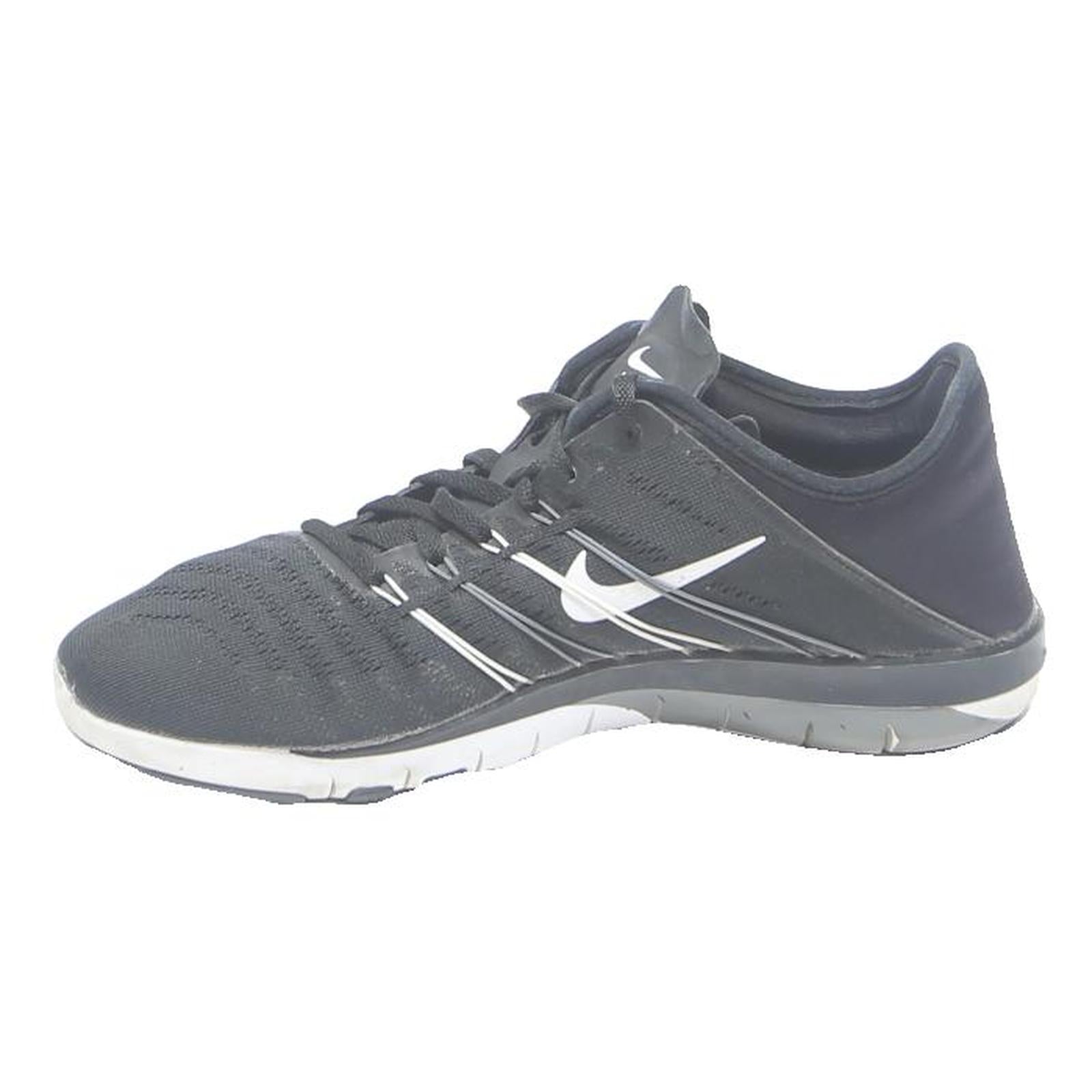 NIKE Free 5 Womens Lace-Up Trainers Black Synthetic UK 5 Lightweight Flexible