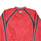 COLLEGIATE LICENSED PRODUCT Mens Red & Black Ohio State V-Neck M Nylon