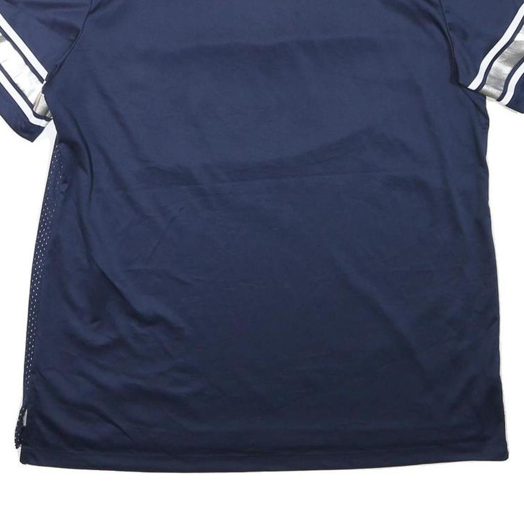 NFL Womens Blue Los Angeles Rams Jersey XL Short Sleeve Lace Up Neck Football