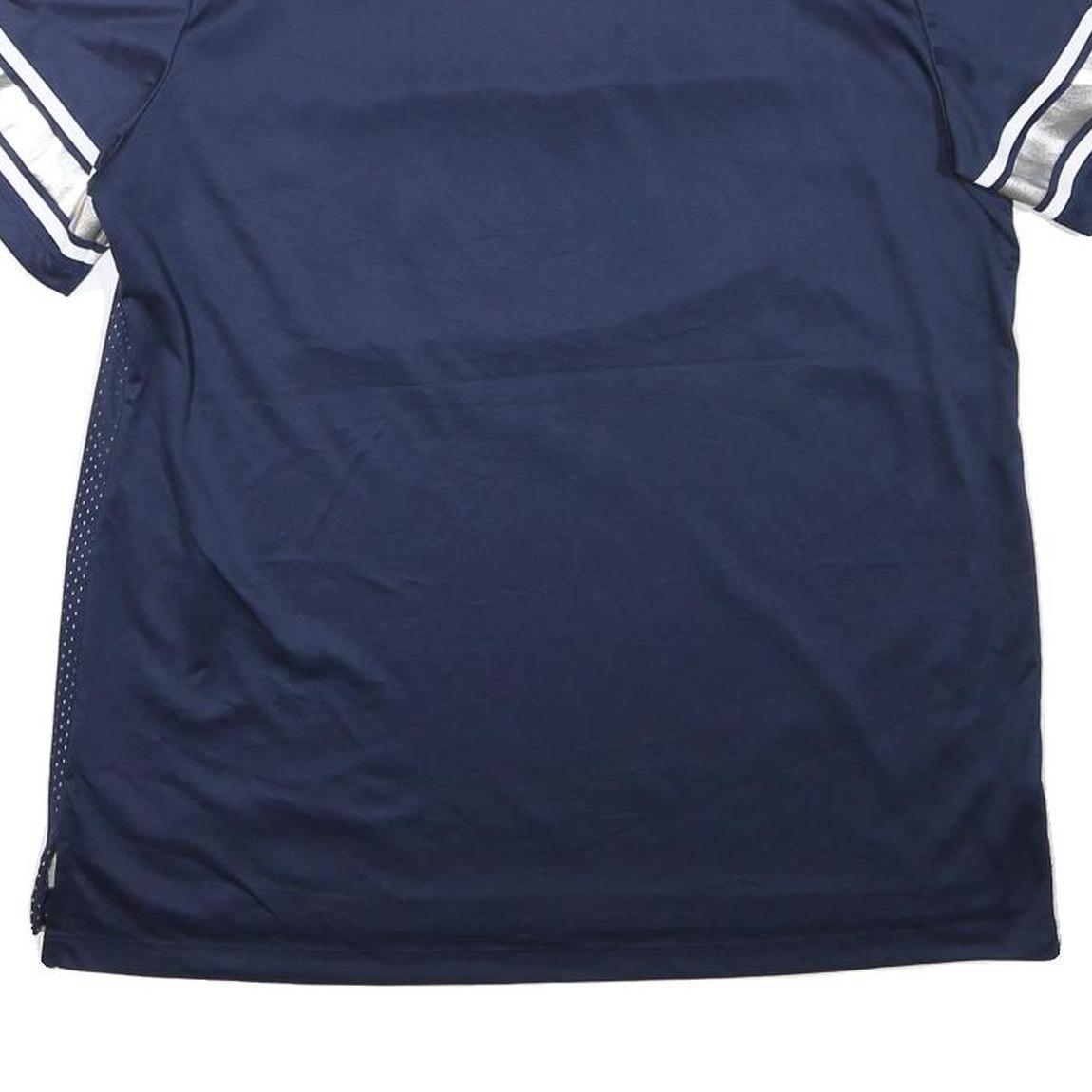 NFL Womens Blue Los Angeles Rams Jersey XL Short Sleeve Lace Up Neck Football