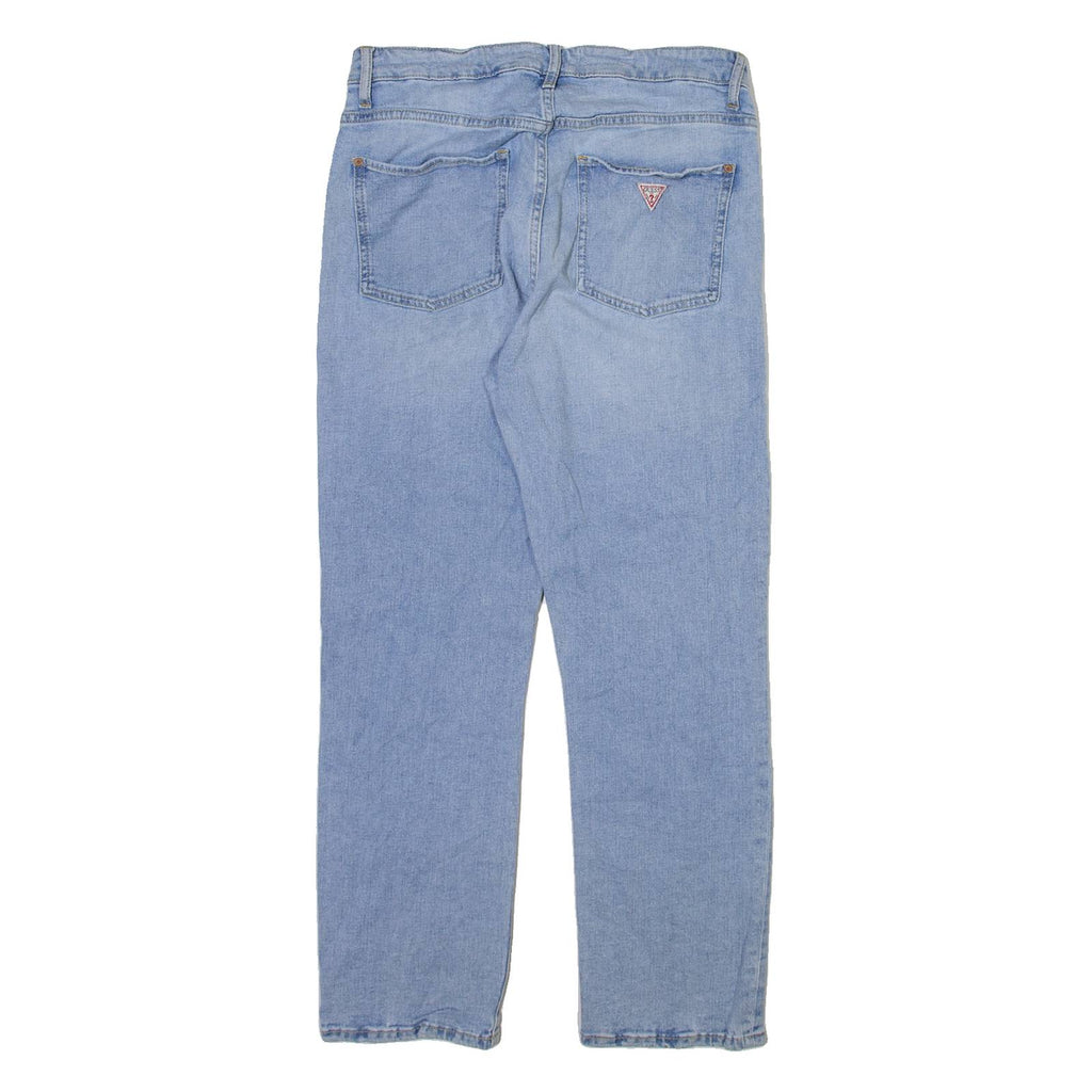 GUESS Womens Jeans Blue Slim Straight W30 L26