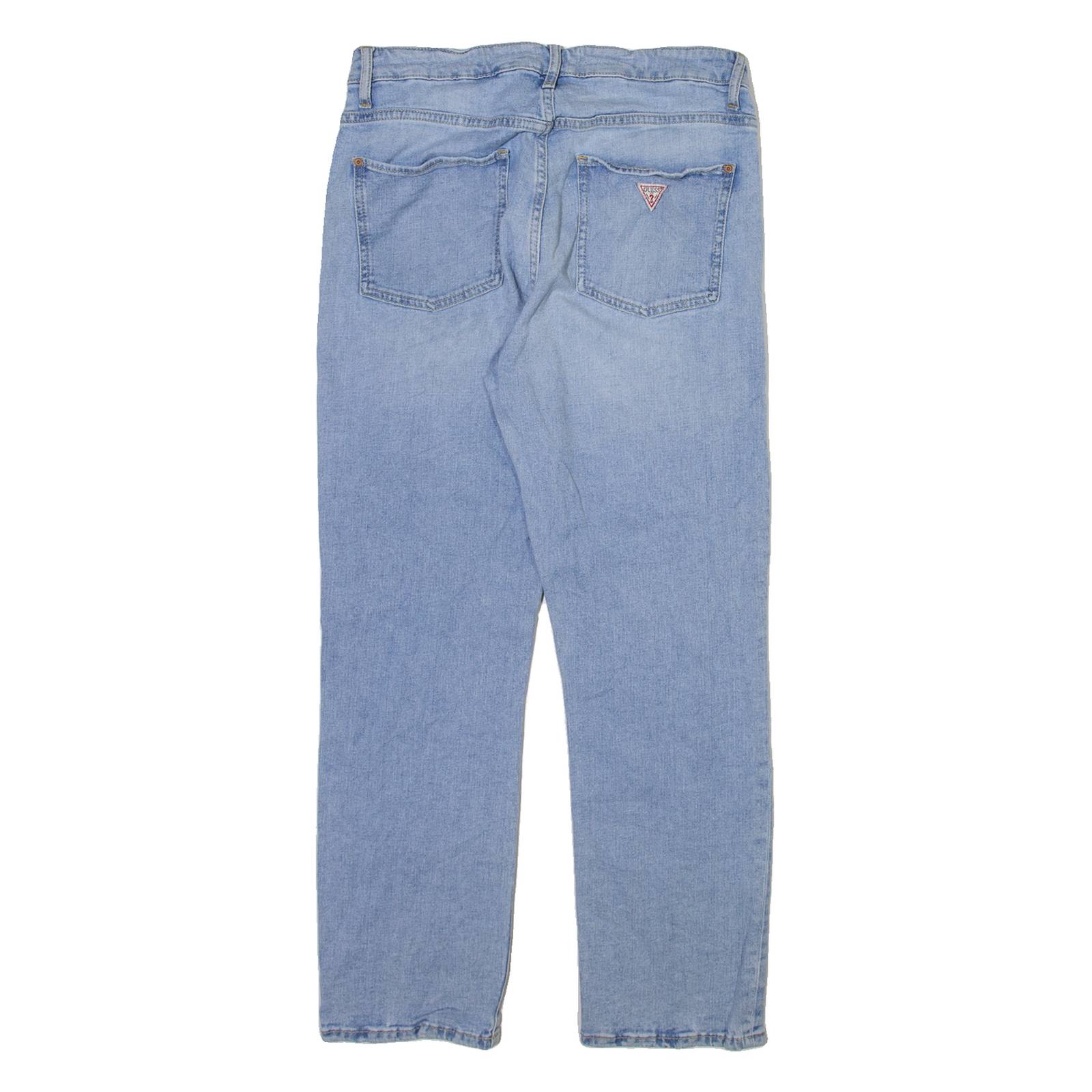 GUESS Womens Jeans Blue Slim Straight W30 L26