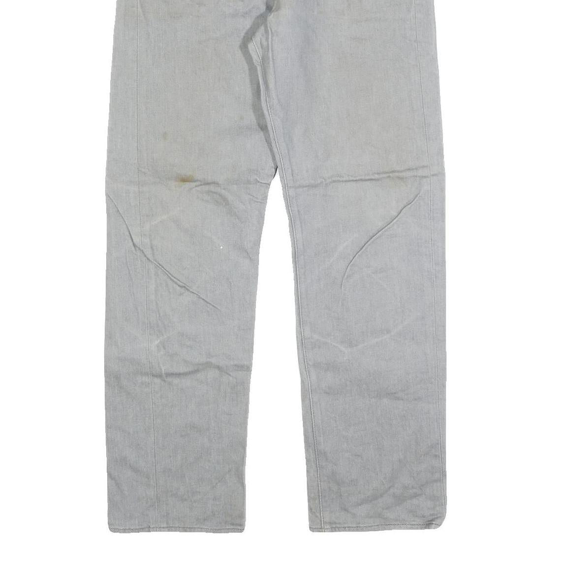 LEVI'S 501 Mens Jeans Regular Straight Denim Light W31 L31 Button Cotton Blend