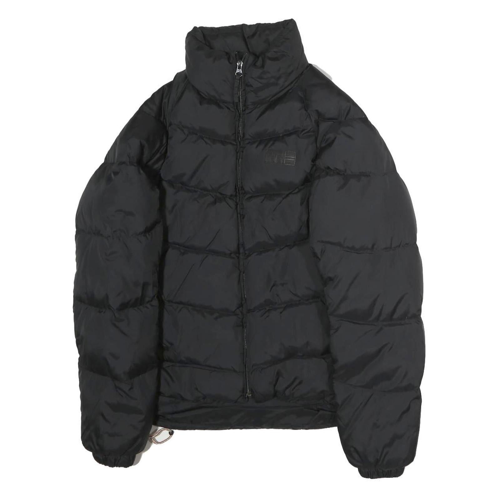 NAPAPIJRI Womens Black Puffer Jacket S Polyester Zip Plain Warm Outerwear