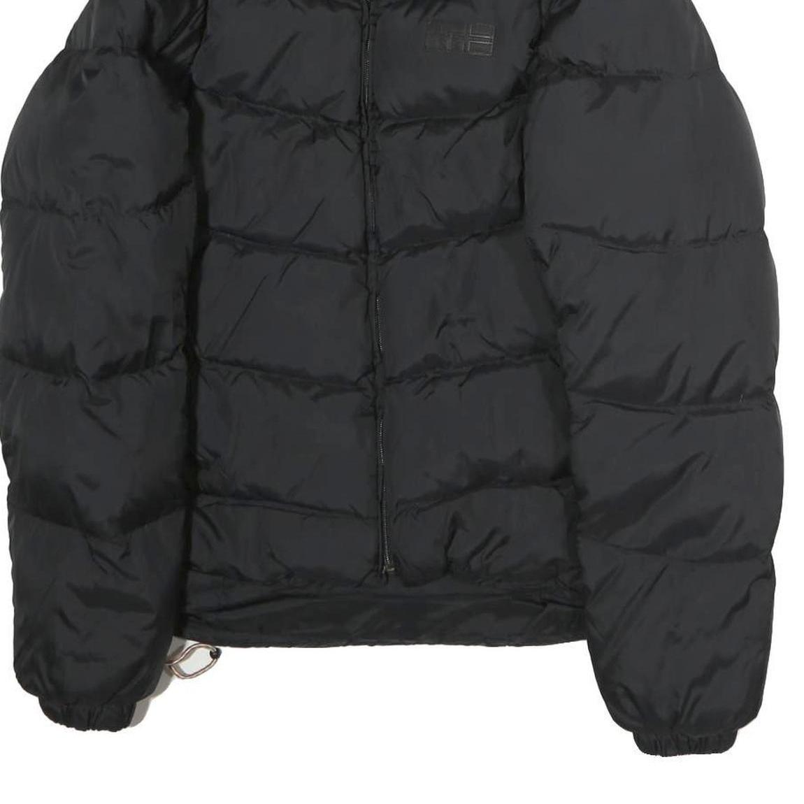 NAPAPIJRI Womens Black Puffer Jacket S Polyester Zip Plain Warm Outerwear