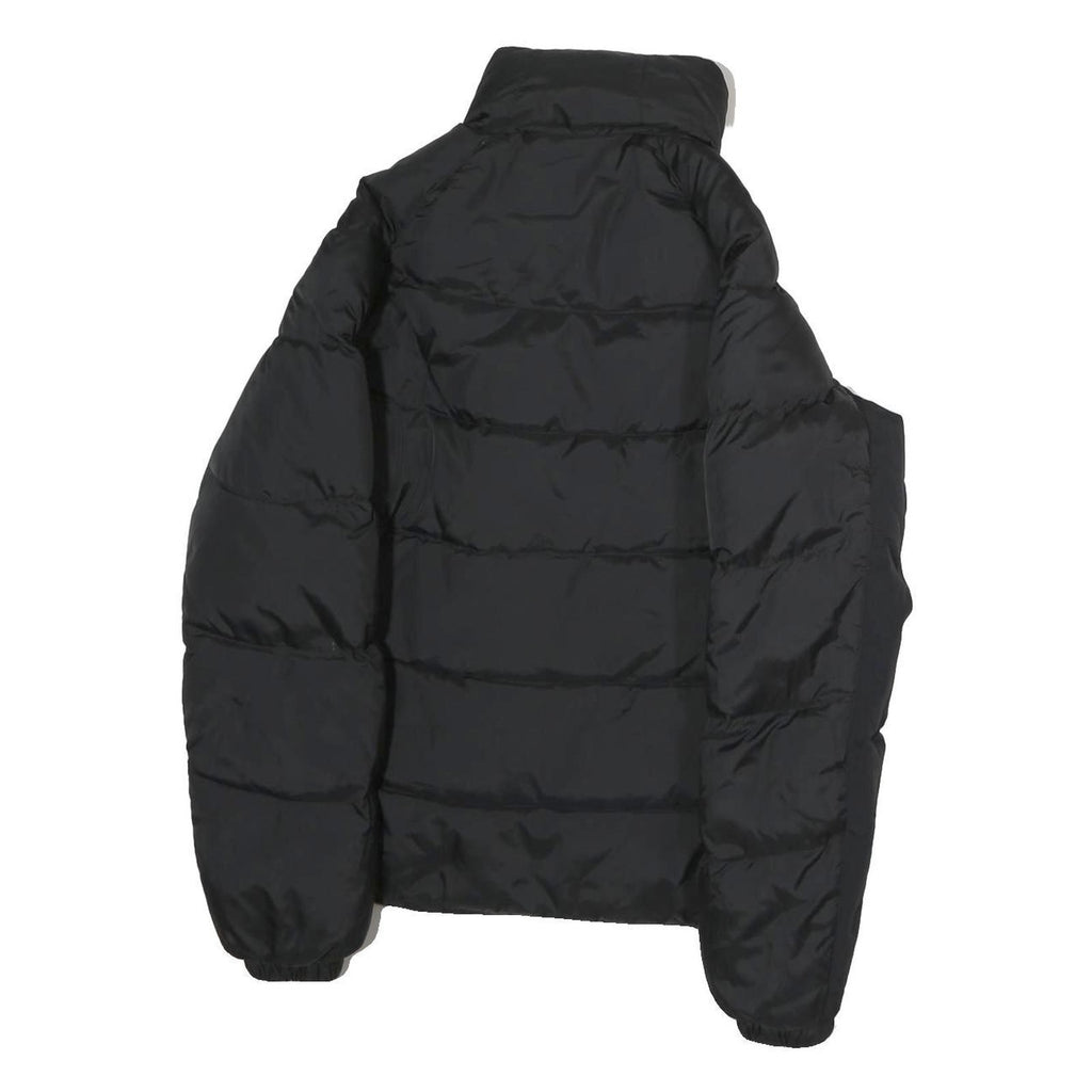 NAPAPIJRI Womens Black Puffer Jacket S Polyester Zip Plain Warm Outerwear