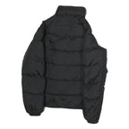 NAPAPIJRI Womens Black Puffer Jacket S Polyester Zip Plain Warm Outerwear